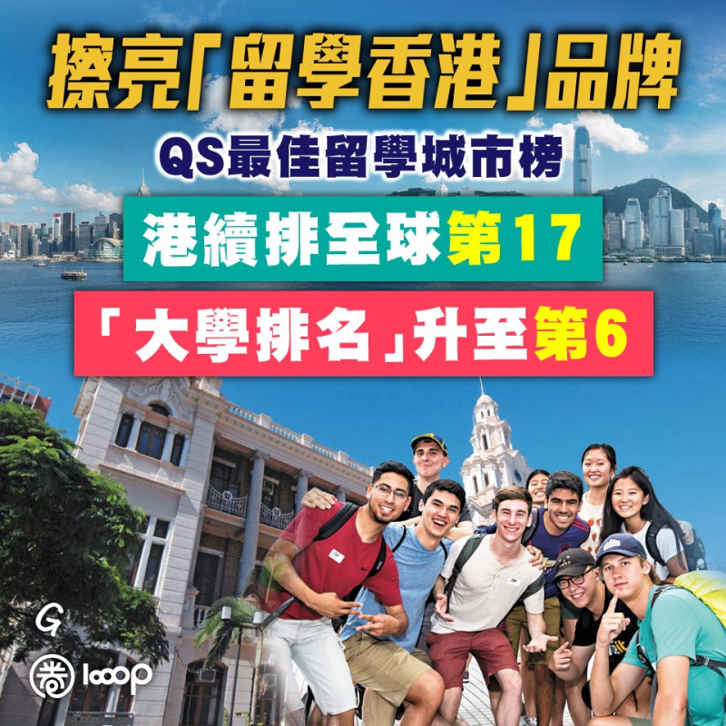 【今日網圖】擦亮「留學香港」品牌